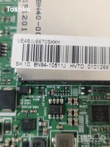 SAMSUNG UE48JU6670S MAIN BN41-02344D BN94-10511J  BN44-00807D TCON BN41-02297A PANEL CY-WJ048HGLVBH, снимка 3 - Части и Платки - 53525387