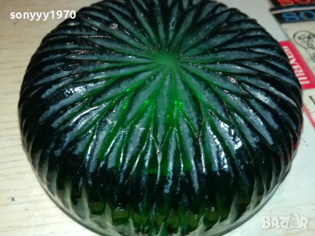 ЗЕЛЕН ПЕПЕЛНИК 1405251020, снимка 3 - Антикварни и старинни предмети - 50281229