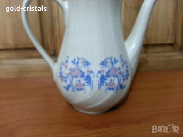 Стар български порцелан чайник кана, снимка 3 - Антикварни и старинни предмети - 36200828