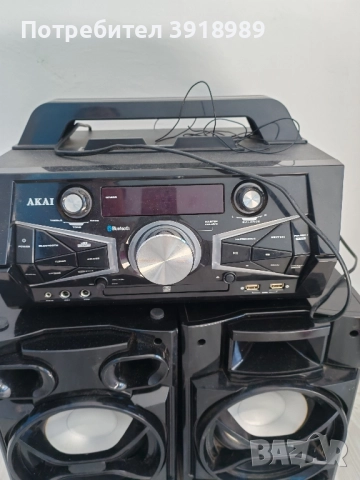 Продавам музикална уредба AKAI с тонколони , снимка 2 - Аудиосистеми - 51769322