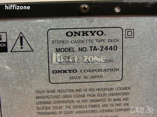 ДЕК  Onkyo ta-2440 , снимка 8 - Декове - 40247783