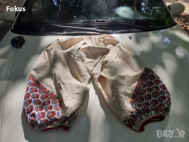 Стари дамски кенарени гащи за народна носия, снимка 4 - Антикварни и старинни предмети - 53273717