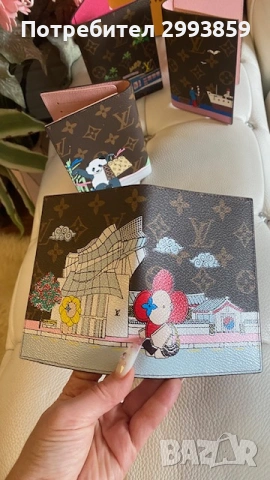 Cardholder passport Lv паспорт холдер документи, снимка 8 - Портфейли, портмонета - 52748945