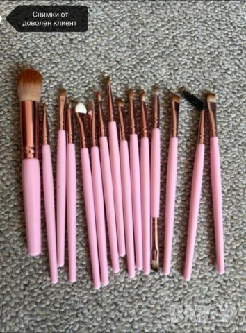 Комплект четки за грим 15 части , снимка 6 - Козметика за лице - 41805602