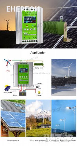 Хибриден МРРТ контролер WIFI за ветрогенератор + соларни панели 1500w, снимка 9 - Друга електроника - 39871582