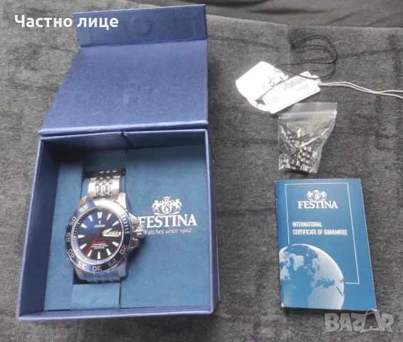 Нов мъжки часовник Festina 20661/1, снимка 2 - Мъжки - 49543502