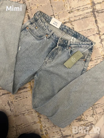 Нови!!! H&M Дънки Boyfriend , снимка 8 - Дънки - 50449217