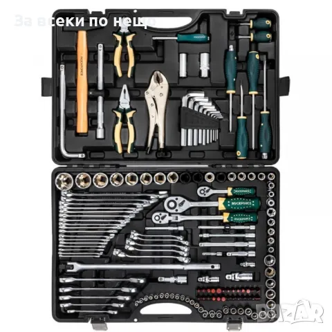 Гедоре 1/4″, 3/8″, 1/2″ 142+6 части ROCKFORCE PREMIUM, снимка 4 - Гедорета - 50343622