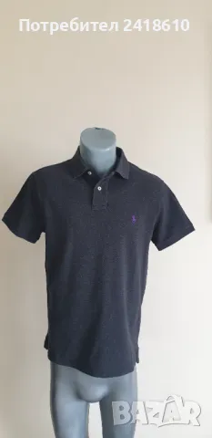 POLO Ralph Lauren Pique Cotton Custom Slim Fit Mens Size M ОРИГИНАЛ! Мъжка Тениска!, снимка 7 - Тениски - 49796177