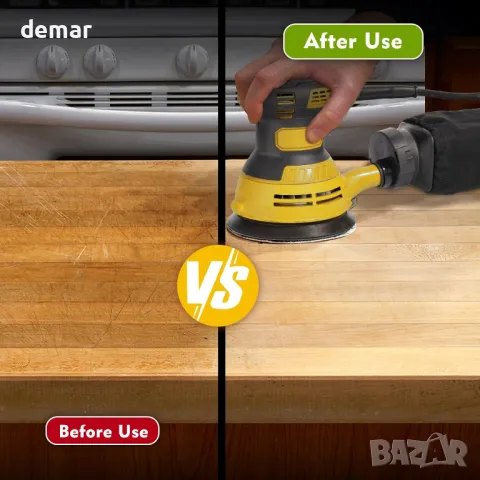 Електрическа орбитална шлайфмашина 200 W 12000 RPM 6 променливи скорости, ръчна, снимка 5 - Други инструменти - 47765385