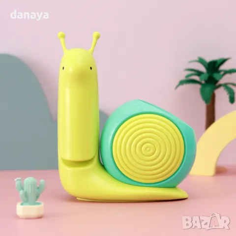 5576 Нощна лампа моливник Охлювче USB, снимка 4 - Органайзери - 48459897