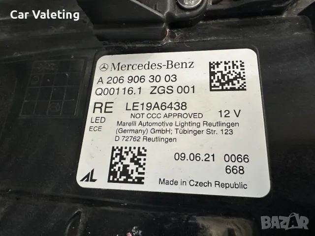 Фар фарове десен Mercedes C klasse W206 Мерцедес 206 DIGITAL LIGHT far, снимка 5 - Части - 49840262