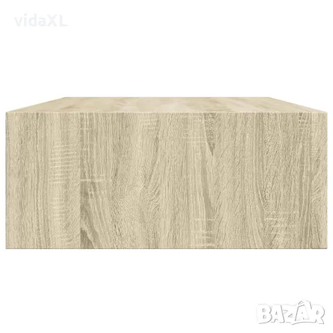 vidaXL Стенни рафтове с чекмеджета, 2 бр, дъб, 40x23,5x10 см, МДФ, снимка 8 - Етажерки - 56146931