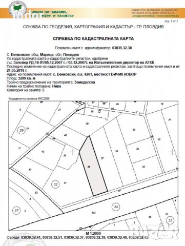 продава се парцел, снимка 2 - Земеделска земя - 39914882
