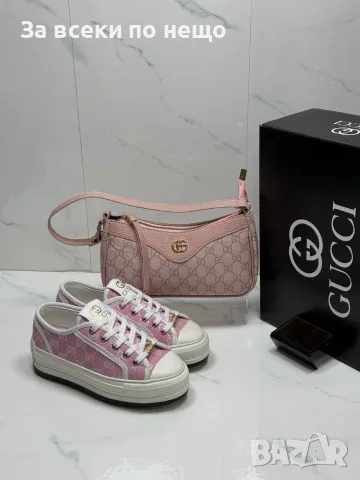 Gucci Дамски Маратонки👟Дамски Спортни Обувки Гучи👟Кецове Код E109, снимка 2 - Кецове - 55795656