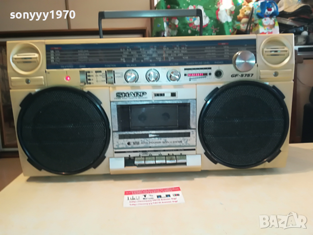 sharp gf-5757 auto program search system 2003220917, снимка 9 - Радиокасетофони, транзистори - 36165647