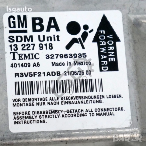 AIRBAG модул Opel Astra H (A04) 2004-2010 ID:150606, снимка 2 - Части - 51835602