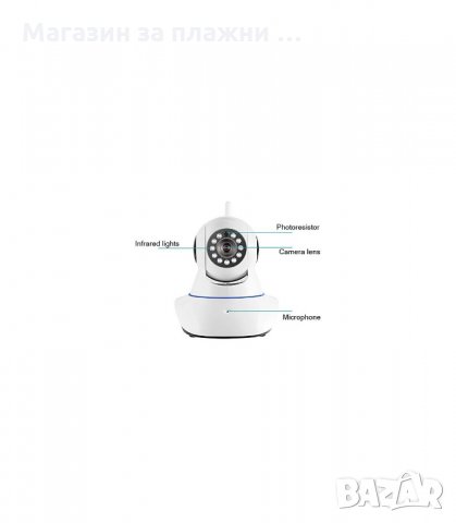 БЕЗЖИЧНА ВЪРТЯЩА КАМЕРА БЕБЕФОН WIFI - код  1950, снимка 4 - IP камери - 34236051