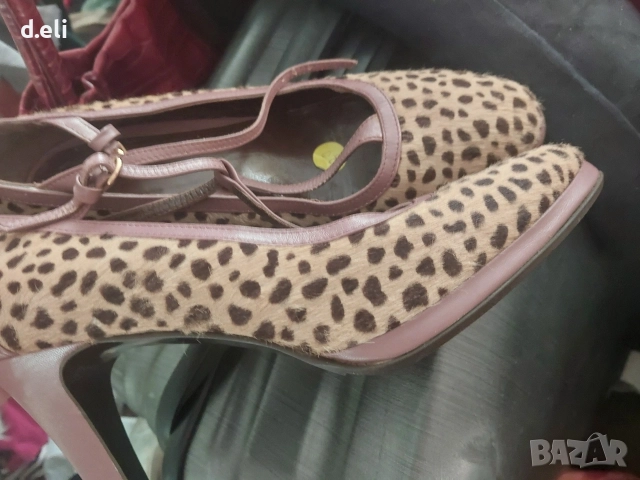 FURLA Original Size 38 100% Кожа , снимка 4 - Дамски обувки на ток - 55969919