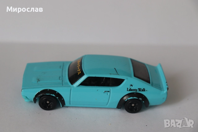1/64 HOT WHEELS NISSAN SKYLINE 2000 GT-R КОЛИЧКА МОДЕЛ, снимка 2 - Колекции - 52919983