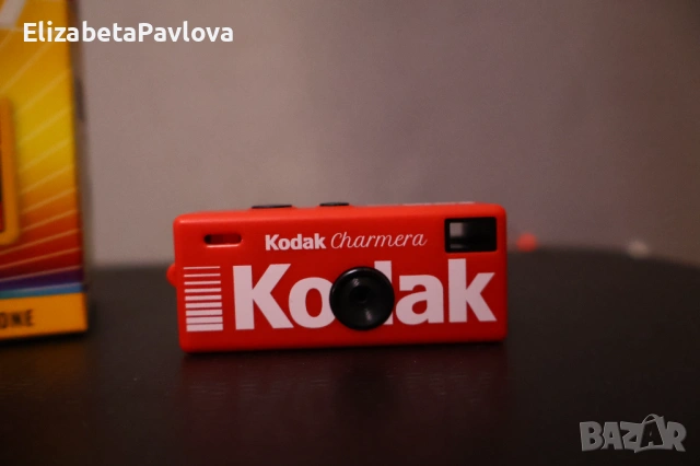 Камера Kodak Charmera - ЧЕРВЕН цвят, снимка 5 - Фотоапарати - 53229441