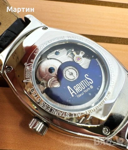 Автоматичен часовник - ARBUTUS (New York) - лимитирана серия, снимка 3 - Мъжки - 53047303