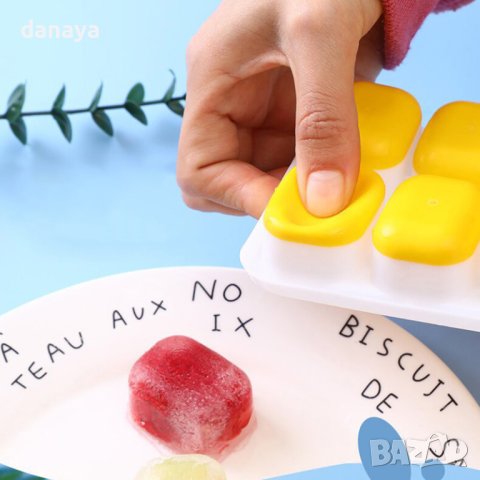 3889 Форма за лед с капак и силиконово дъно, снимка 5 - Форми - 41864337