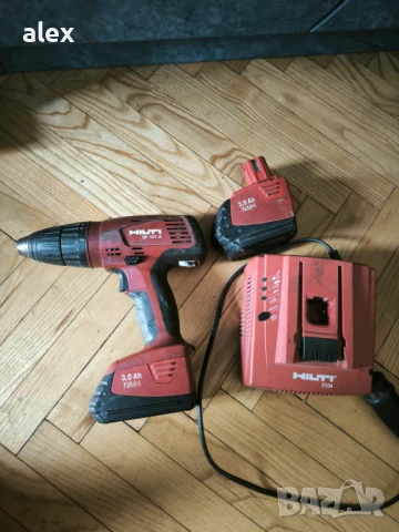 винтиверт Hilti +зарядно +2батерии, снимка 1