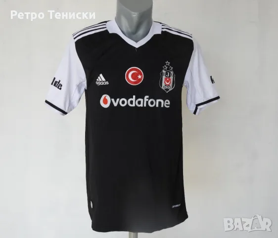 Тениска Besiktas JK — Домакински adidas — Мъже размер M Черно (сезон 2016)
