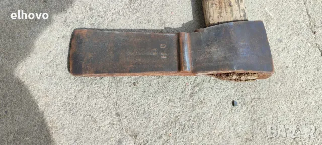 Стара брадва с дълга дръжка#31, снимка 5 - Антикварни и старинни предмети - 49449375