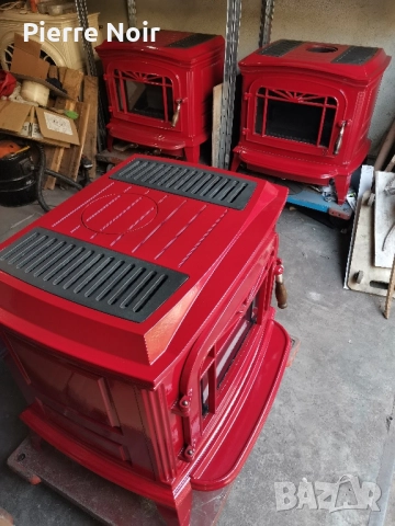 Френска чугунена печка на дърва , снимка 7 - Камини - 50279524