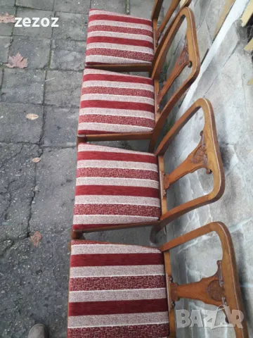 Столове антикварни-4бр.№026, снимка 5 - Столове - 49465199