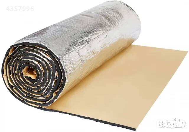 Шумо и топлоизолиращо фолио за МПС, Термоизолация, 100х500см, 7мм, , снимка 2 - Аксесоари и консумативи - 48758533