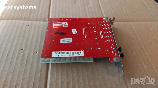 Звукова карта C-Media CMI8768 Chronos M0H8768X2 8 Channel PCI, снимка 8 - Други - 53407019