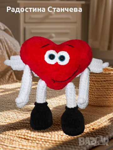 Плетени валентинки-купидон и сърце, снимка 5 - Други - 48493720