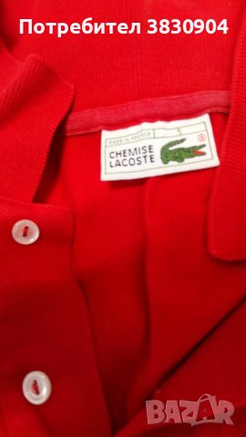 Поло шърт Lacoste, L, 100% памук, снимка 9 - Тениски - 42195621