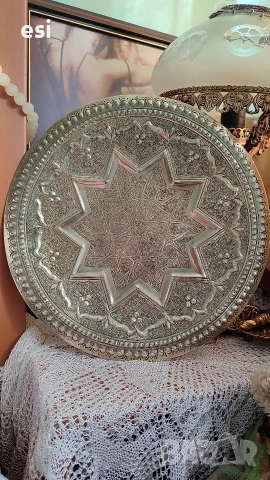 месингово пано , снимка 2 - Антикварни и старинни предмети - 53159267