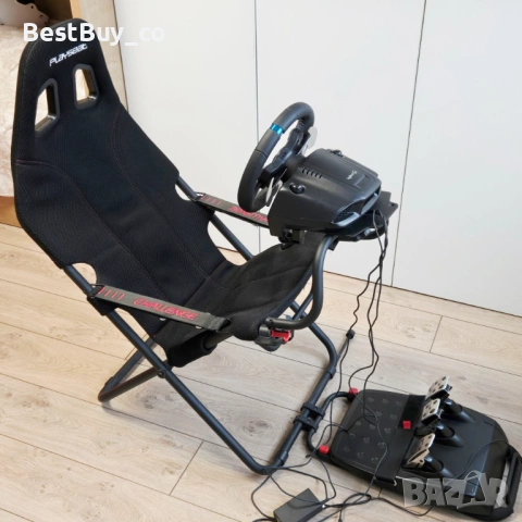 Logitech G29 + Стол Playseat Challenge Black ActiFit, снимка 2 - Други игри и конзоли - 53064464