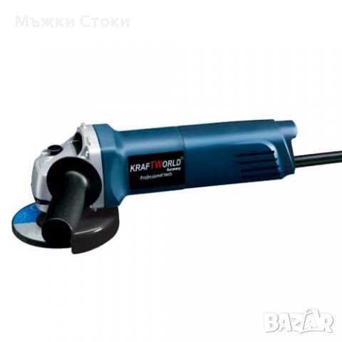 Ъглошлайф KraftWorld 125mm 1400W, с регулация на оборотите, снимка 2 - Други инструменти - 39955925