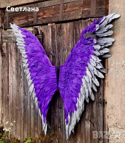 Двуцветни крила за декорация , снимка 2 - Декорация за дома - 47312103