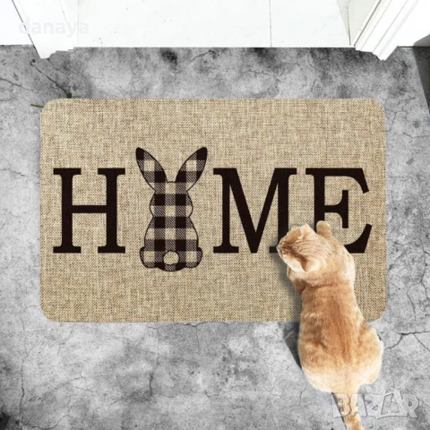 6406 Великденска постелка за врата Home, 60x40cm, снимка 3 - Други - 53423863