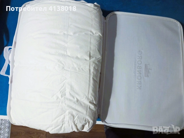 Продавам 2 бр. нови единични завивки с пух от мускусна патица , снимка 3 - Олекотени завивки и одеяла - 53774030