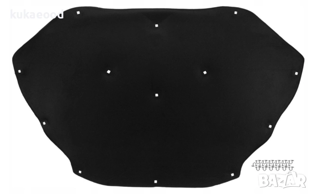 Изолация за преден капак на Porsche Cayenne 92A MK2 Facelift (2015-2019)