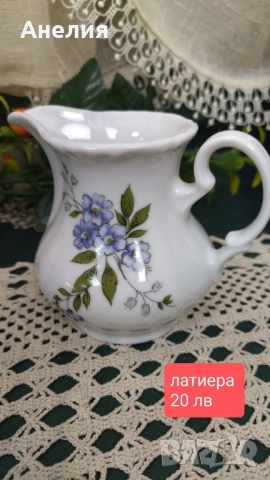 Winterling Bavaria сини цветя комплект , снимка 5 - Чаши - 51787780