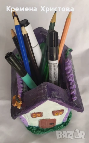 Къщичката с лавандулите -органайзер , снимка 2 - Декорация за дома - 51272230