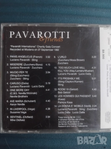 Pavarotti & Friends - матричен диск музика, снимка 2 - CD дискове - 52179666