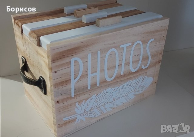 Нов Дървен Фото Албум за Снимки, снимка 7 - Други - 41058799
