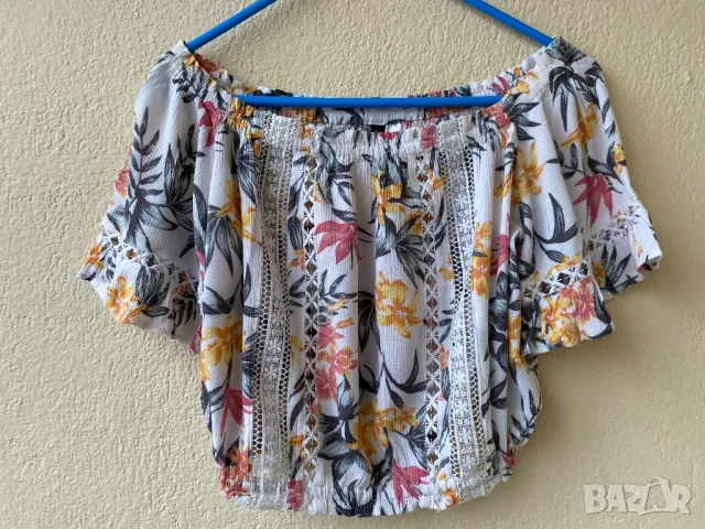 Къса блузка H&M - EUR 38, снимка 6 - Корсети, бюстиета, топове - 50437109