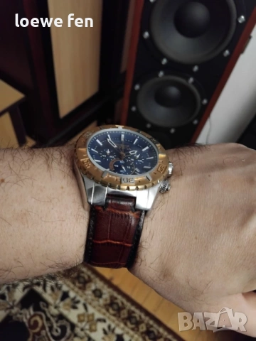 Invicta Aviator 49 мм без копчетата с три каишки !, снимка 3 - Мъжки - 53471666