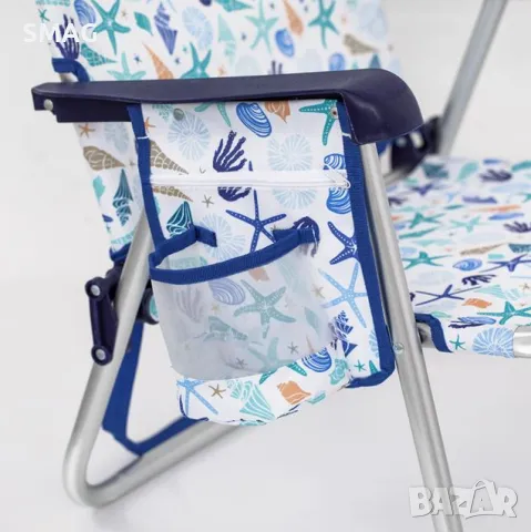 Долно дъно за плажен стол с дръжки и джоб 59x62x64cm S_1234869, снимка 3 - Къмпинг мебели - 50045670